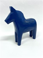 Dala Horse Solid Blue