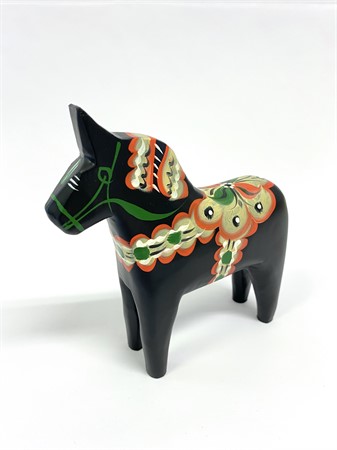 Dala Horse Old Black