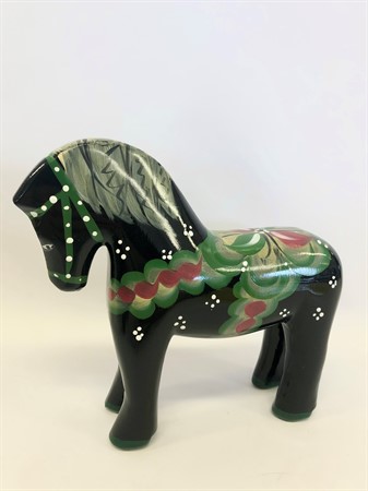 Dala Horse Färnäs Black