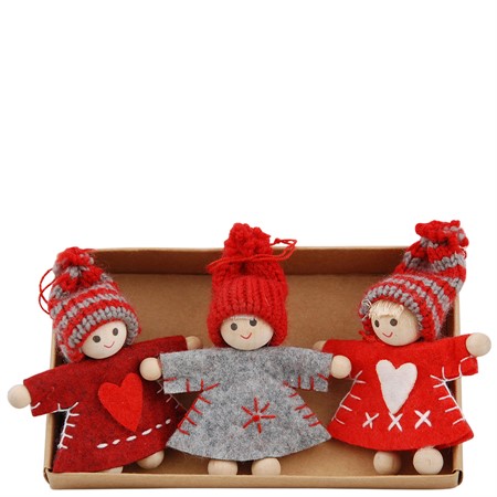 Lily hängdekoration röd 3-pack från Miljögården