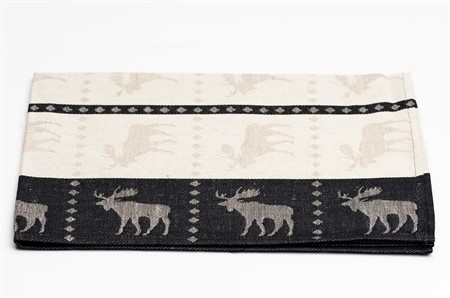 Handduk Älg svart